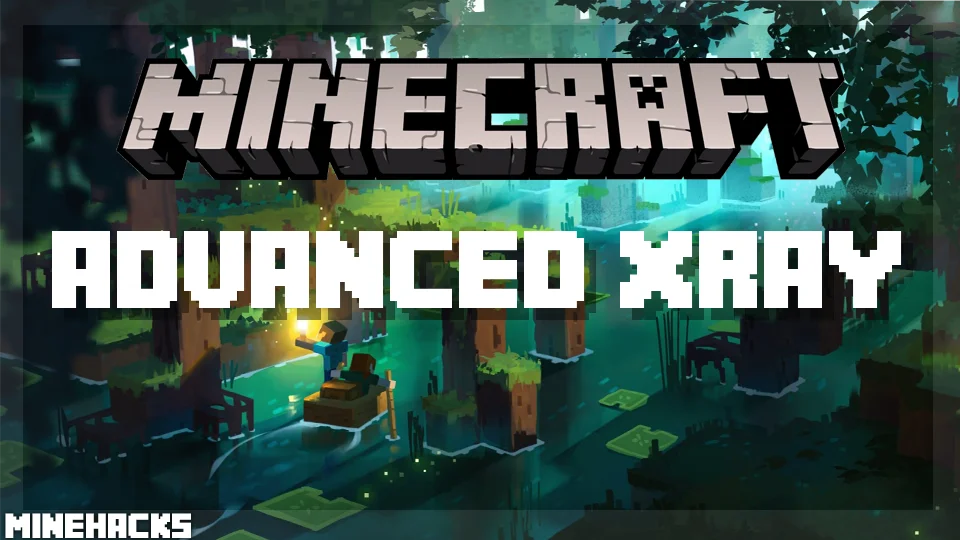 minecraft hacked client named Advanced XRay Mod