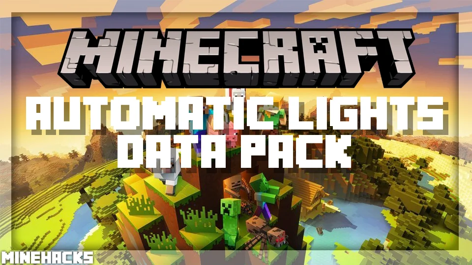 minecraft hacked client named Automatic Lights Data Pack