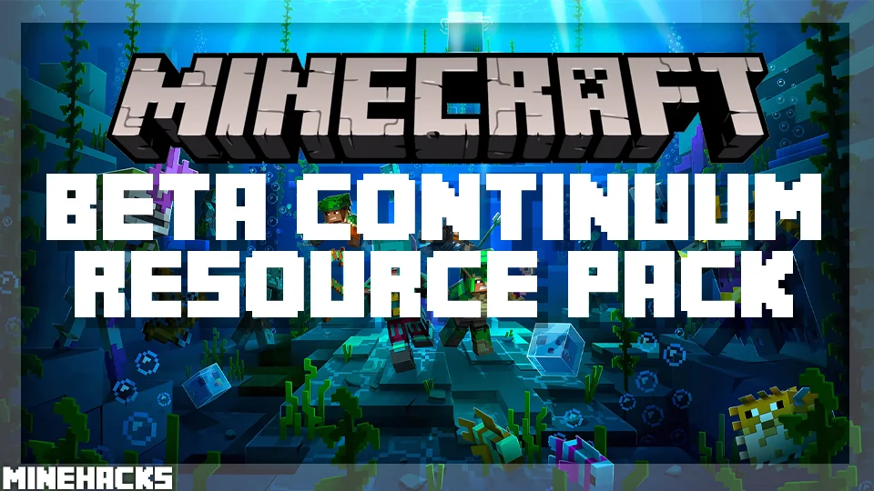 minecraft hacked client named Beta Continuum Resource Pack