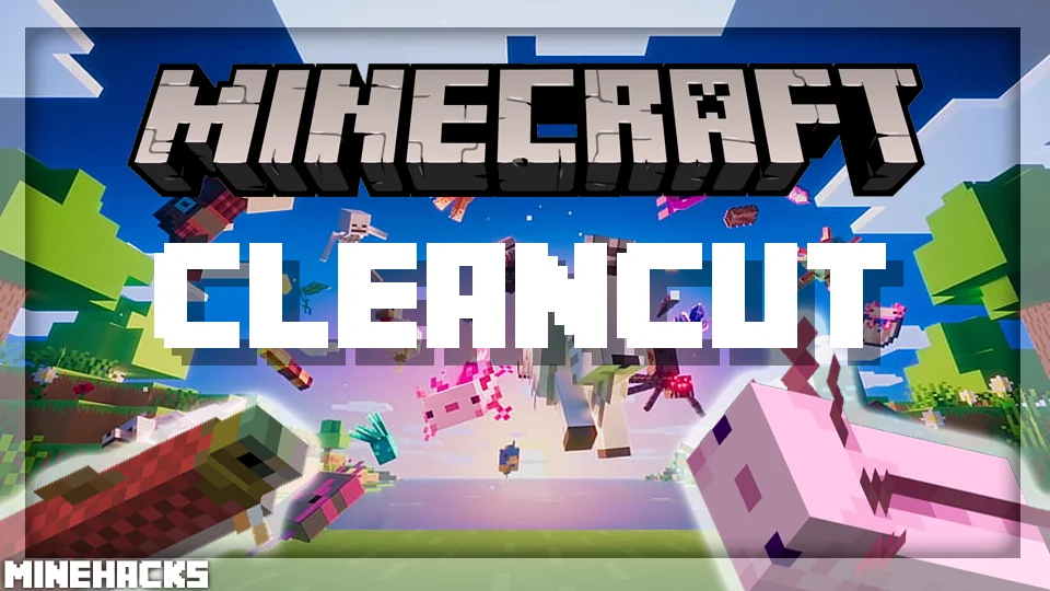 minecraft hacked client named CleanCut Mod