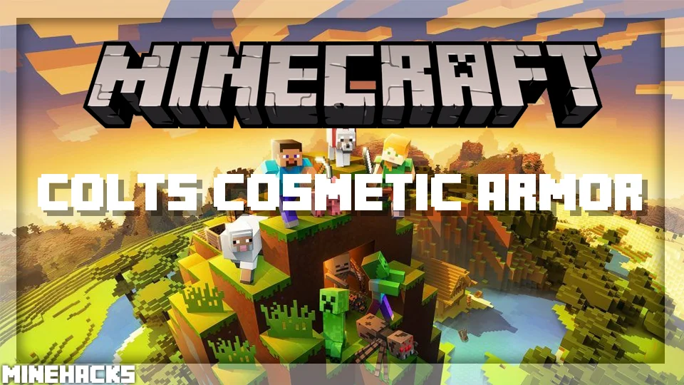 minecraft hacked client named Colt's Cosmetic Armor Mod