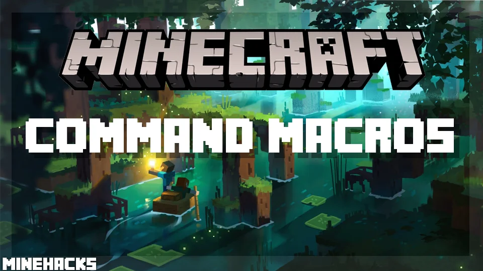 minecraft hacked client named Command Macros Mod