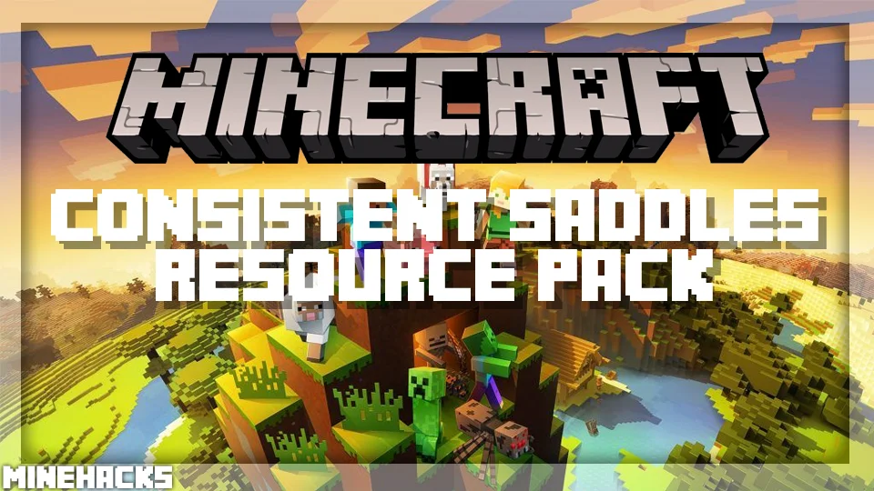 minecraft hacked client named Consistent Saddles Resource Pack