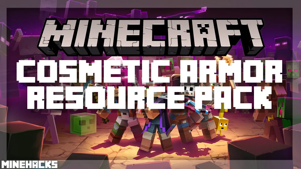 minecraft hacked client named Cosmetic Armor Resource Pack