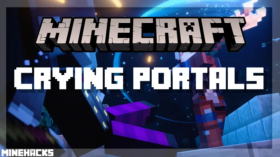 minecraft hacked client named Crying Portals Mod