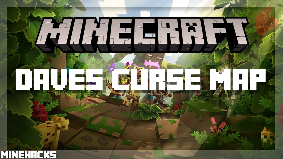 minecraft hacked client named Dave's Curse Map