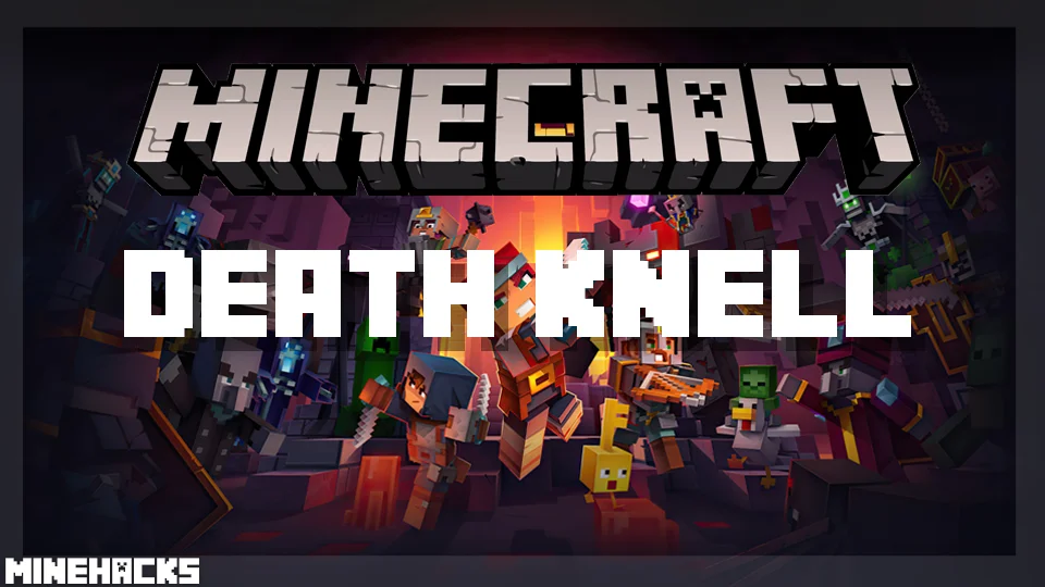minecraft hacked client named Death Knell Mod