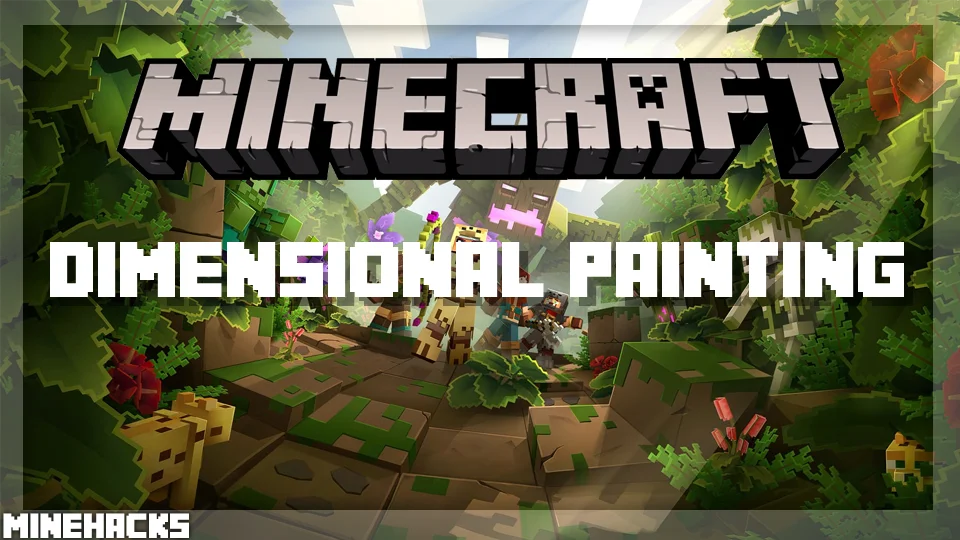 minecraft hacked client named Dimensional Painting Mod