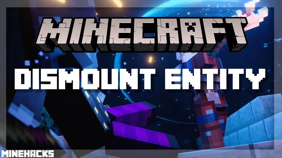 minecraft hacked client named Dismount Entity Mod