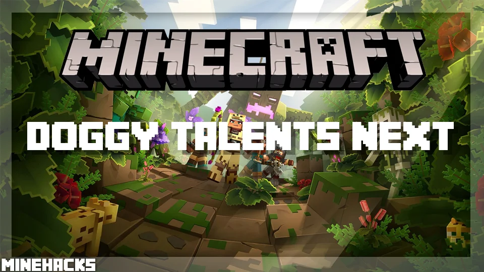 minecraft hacked client named Doggy Talents Next Mod