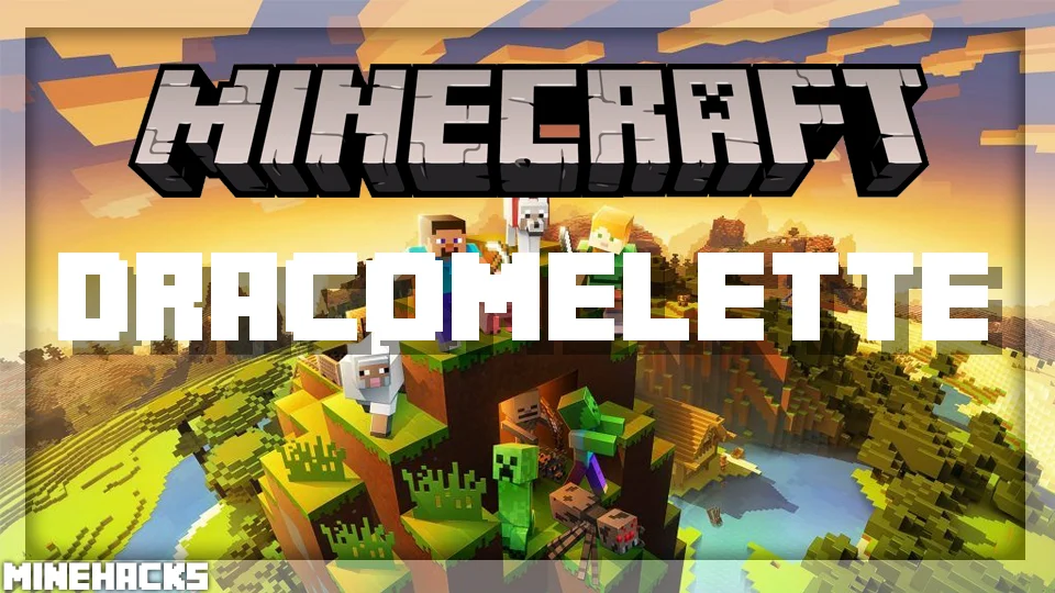 minecraft hacked client named Dracomelette Mod