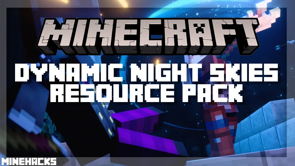 minecraft hacked client named Dynamic Night Skies Resource Pack