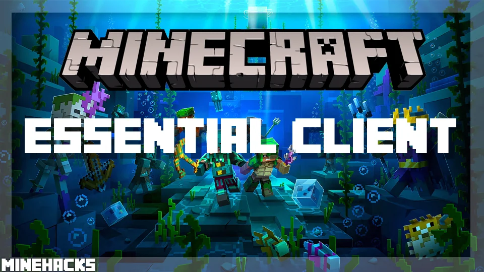 minecraft hacked client named Essential Client Mod – Customize Character