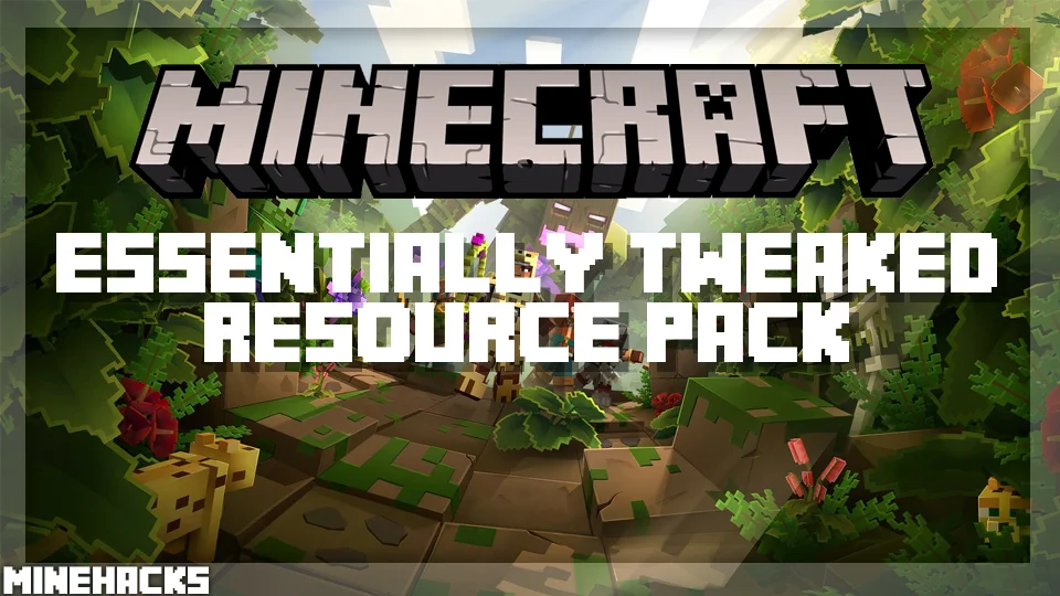 minecraft hacked client named Essentially Tweaked Resource Pack