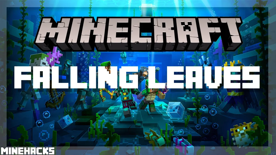 minecraft hacked client named Falling Leaves Mod