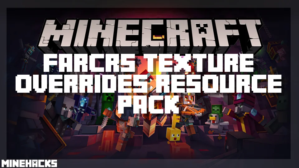 minecraft hacked client named Farcr's Texture Overrides Resource Pack