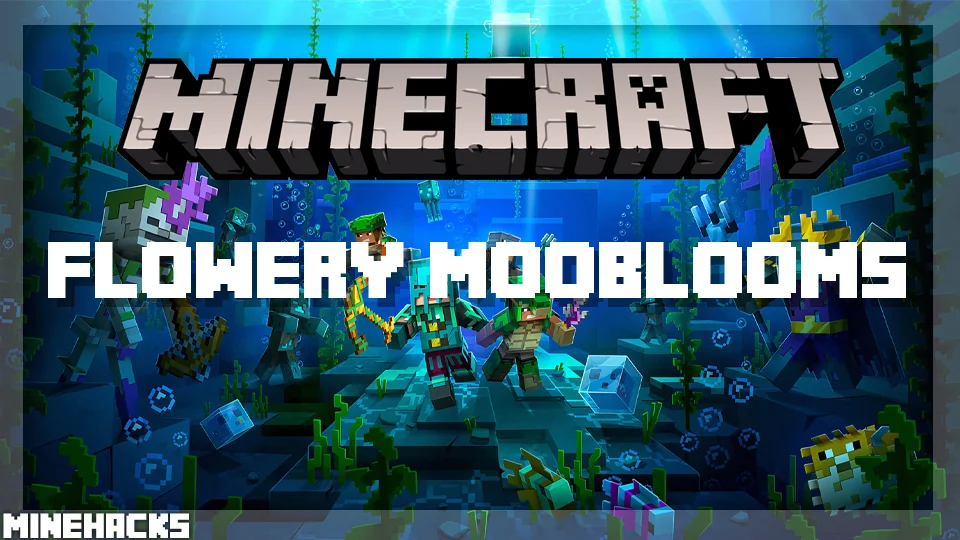 minecraft hacked client named Flowery Mooblooms Mod