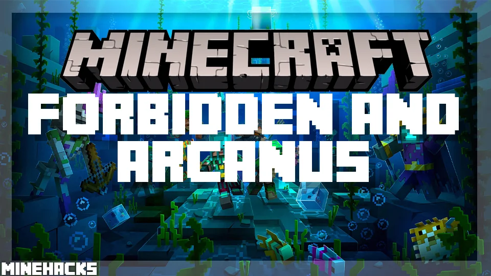 minecraft hacked client named Forbidden and Arcanus Mod