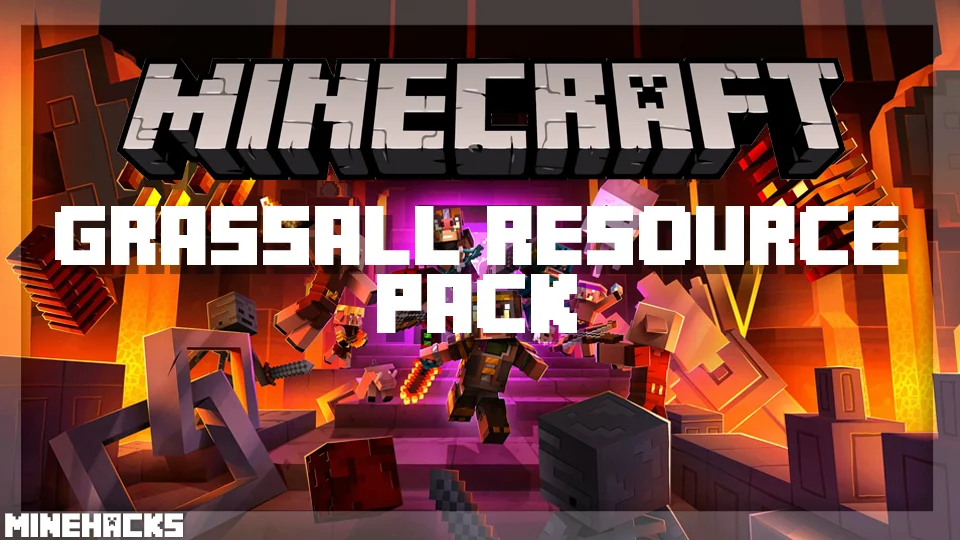 minecraft hacked client named Grassall Resource Pack