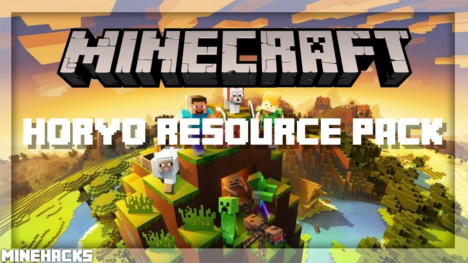 minecraft hacked client named HORYO Resource Pack