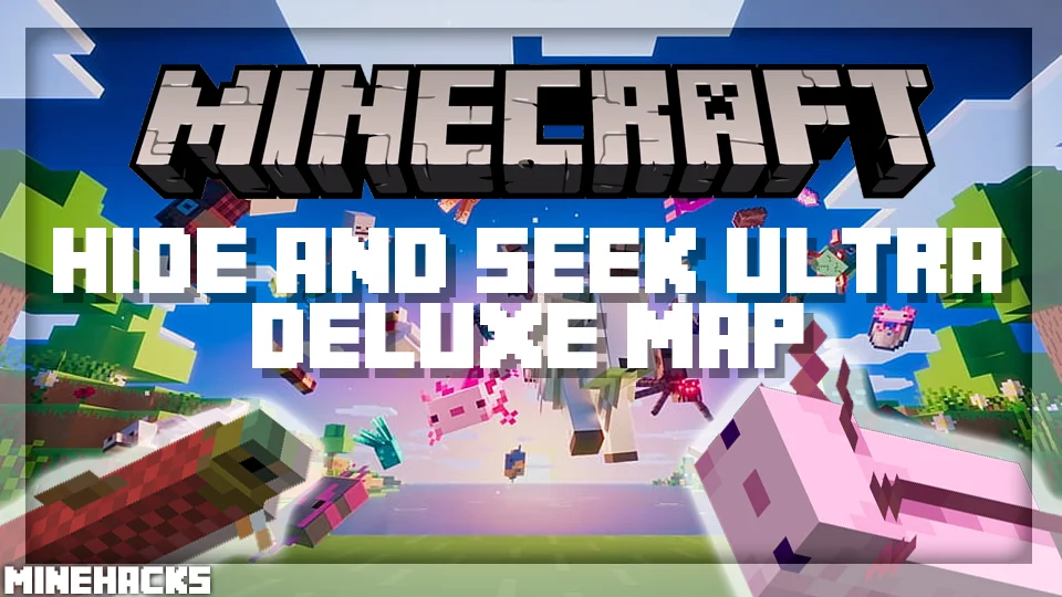 minecraft hacked client named Hide and Seek: Ultra Deluxe Map