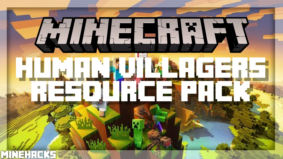 minecraft hacked client named Human Villagers Resource Pack