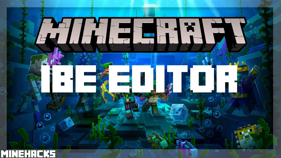 minecraft hacked client named IBE Editor Mod