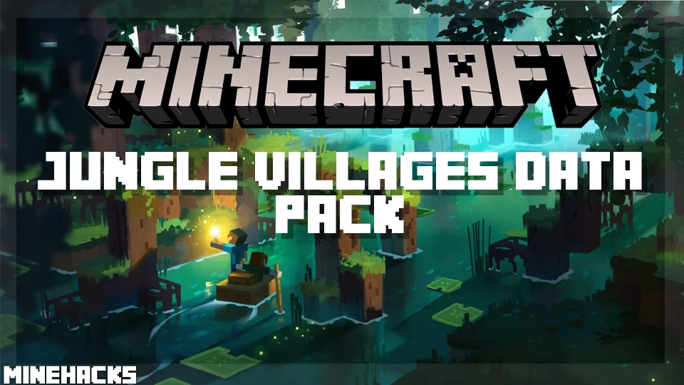 minecraft hacked client named Jungle Villages Data Pack