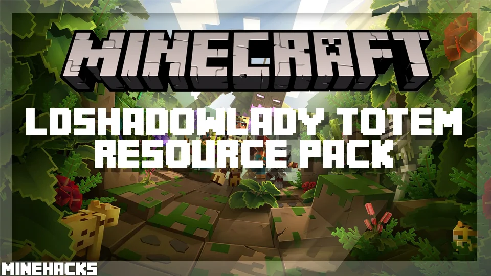 minecraft hacked client named LDShadowLady Totem Resource Pack