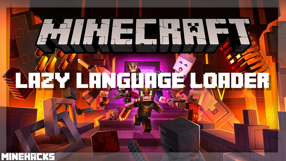 minecraft hacked client named Lazy Language Loader Mod