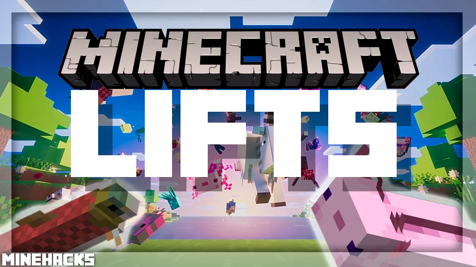 minecraft hacked client named Lifts Mod