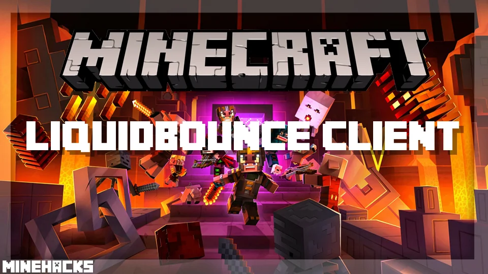 minecraft hacked client named LiquidBounce Client Mod
