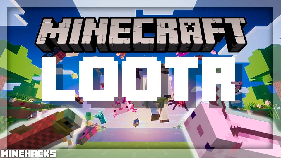 minecraft hacked client named Lootr Mod