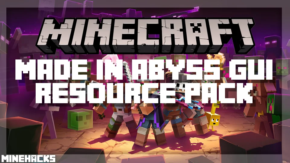 minecraft hacked client named Made In Abyss GUI Resource Pack