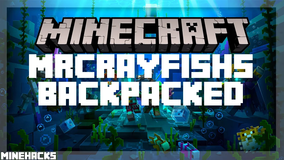 minecraft hacked client named MrCrayfish's Backpacked Mod