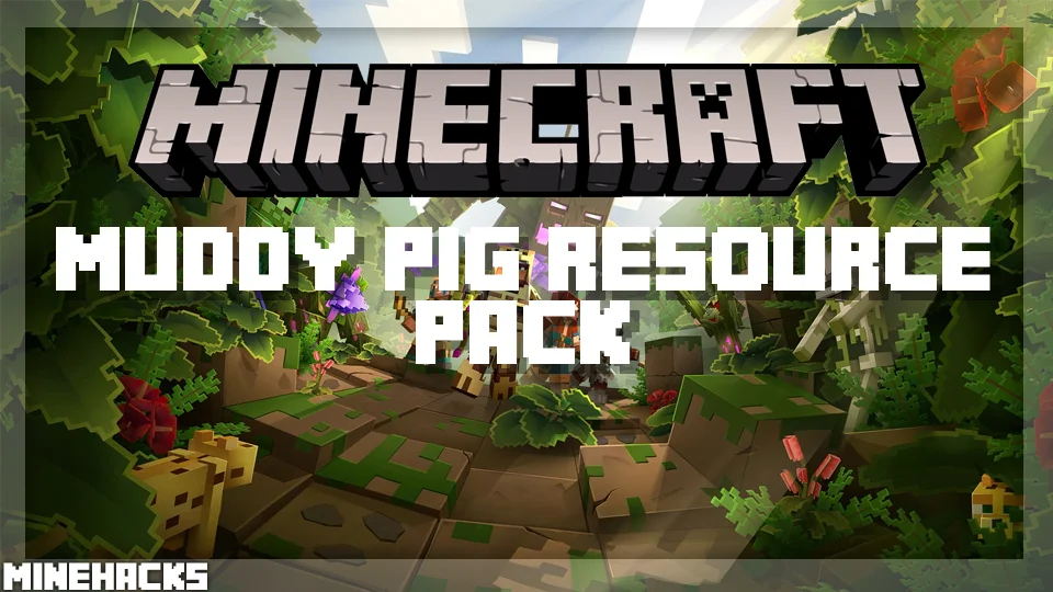 minecraft hacked client named Muddy Pig Resource Pack