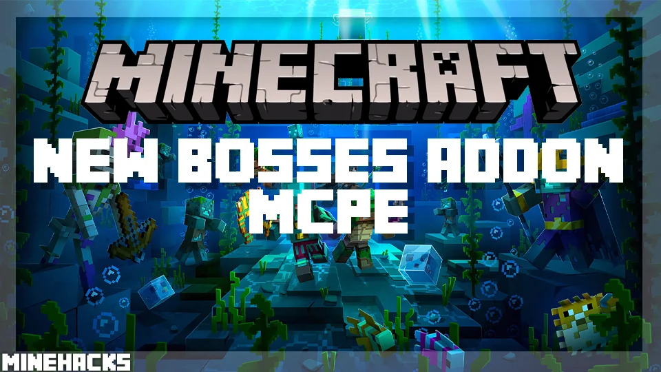 minecraft hacked client named New Bosses Addon