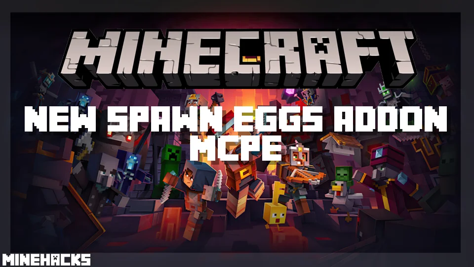 minecraft hacked client named New Spawn Eggs Addon