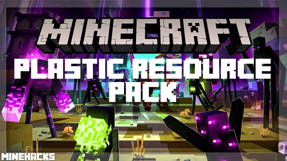 minecraft hacked client named Plastic Resource Pack