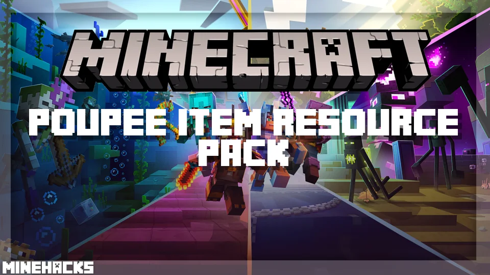 minecraft hacked client named Poupée Item Resource Pack