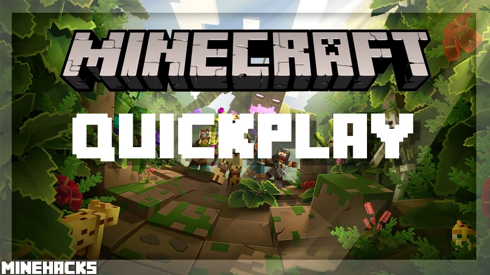 minecraft hacked client named Quickplay Mod