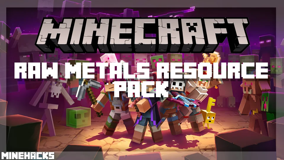 An image/thumbnail of Raw Metals Resource Pack