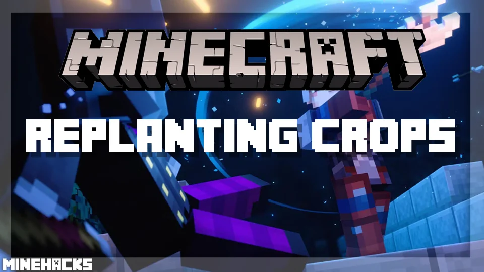 minecraft hacked client named Replanting Crops Mod