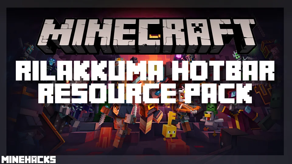 minecraft hacked client named Rilakkuma Hotbar Resource Pack