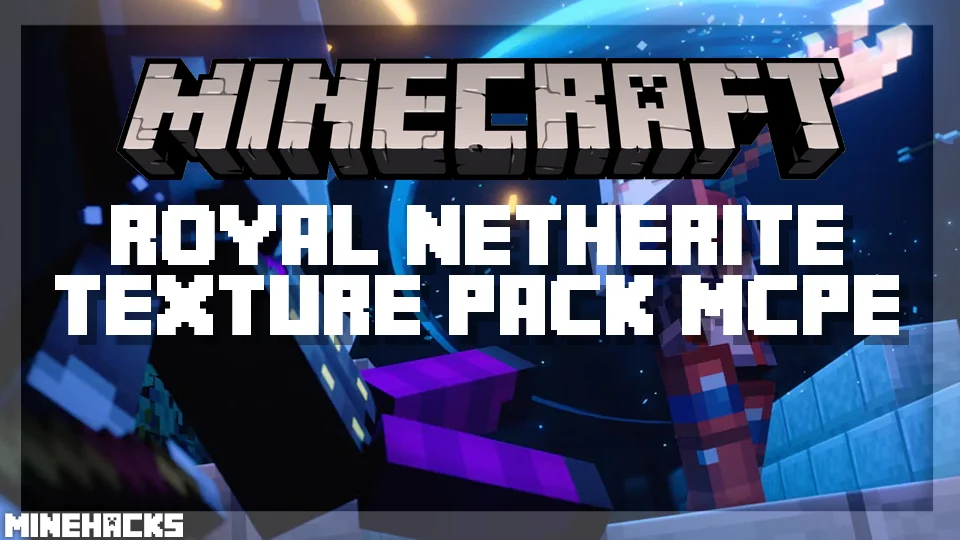 minecraft hacked client named Royal Netherite Texture Pack