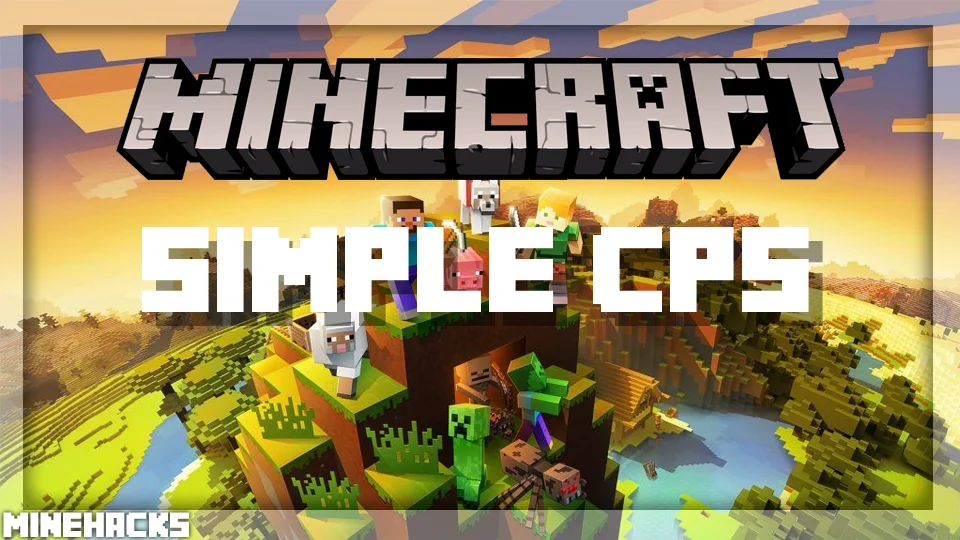 minecraft hacked client named Simple CPS Mod
