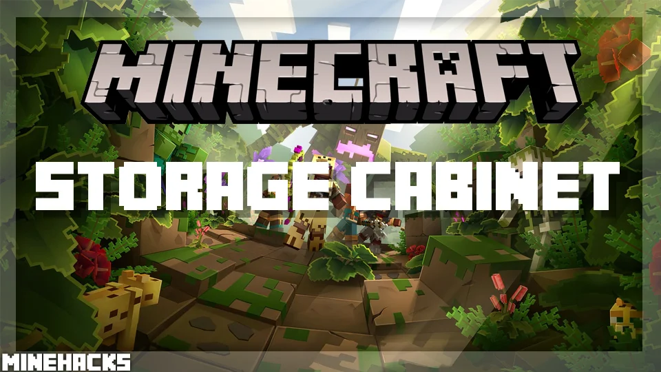 minecraft hacked client named Storage Cabinet Mod