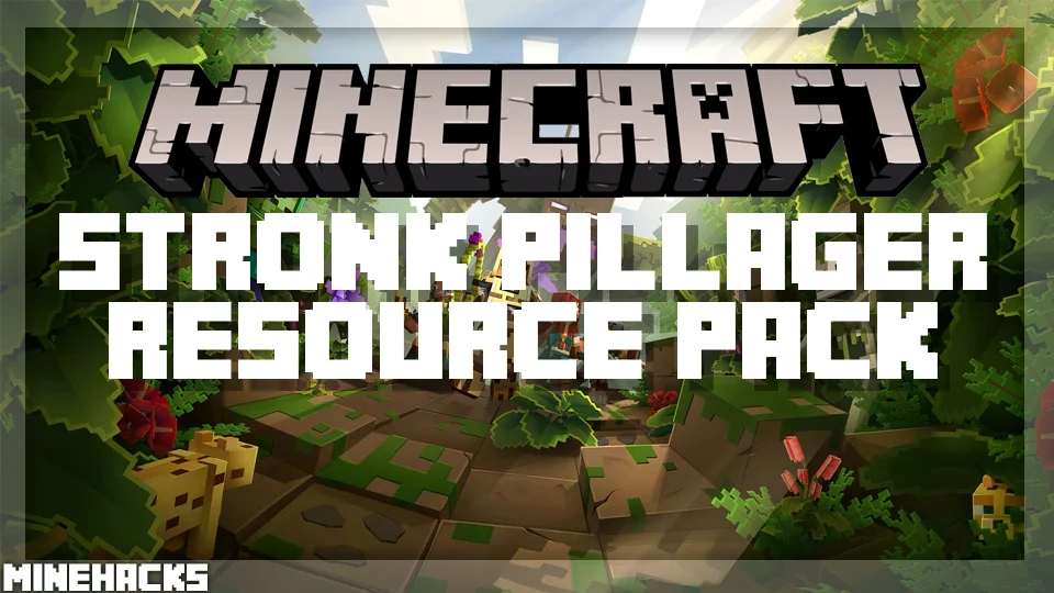 minecraft hacked client named Stronk Pillager Resource Pack