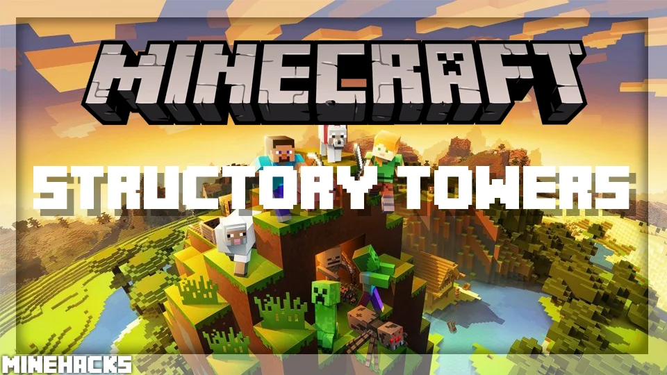 minecraft hacked client named Structory Towers Mod