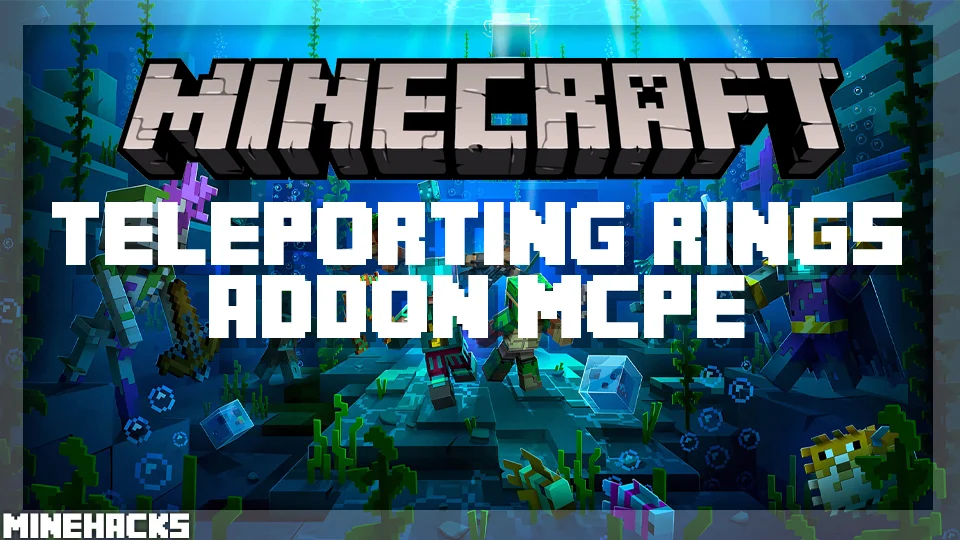 minecraft hacked client named Teleporting Rings Addon